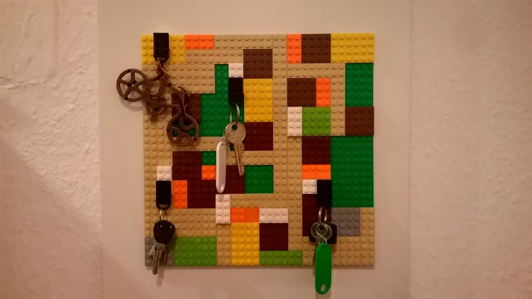 Lego Schlüsselbrett